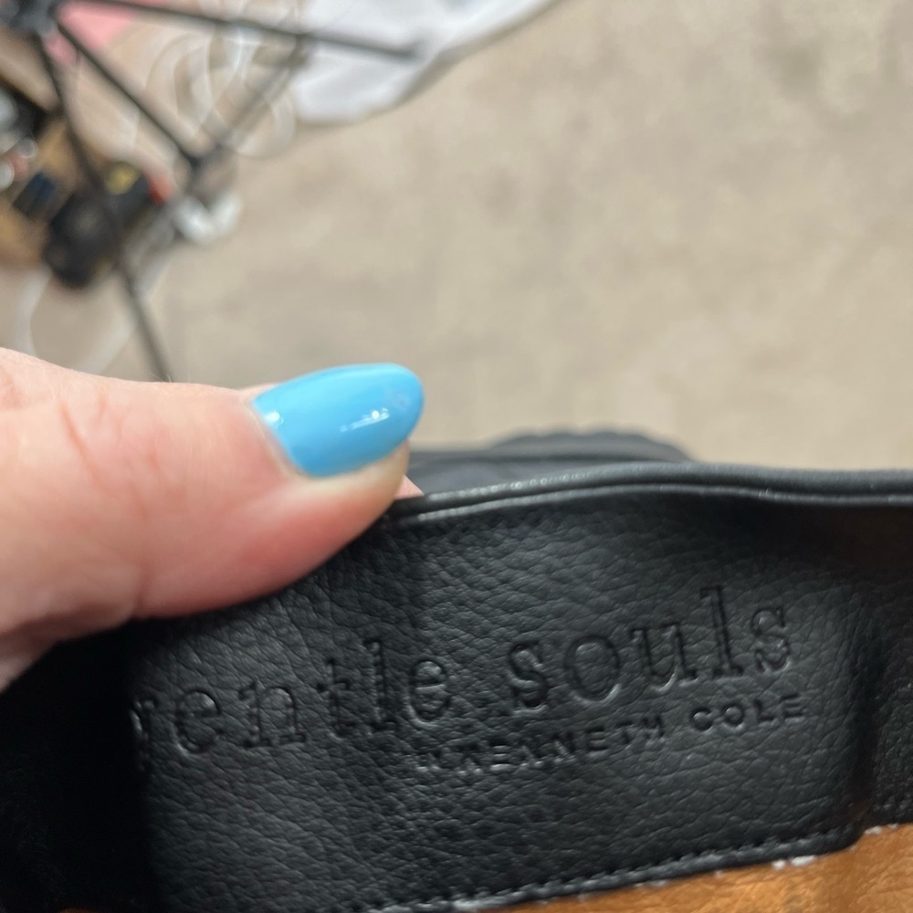 Black leather campus boots by Gentle Souls - Picture 12 of 12